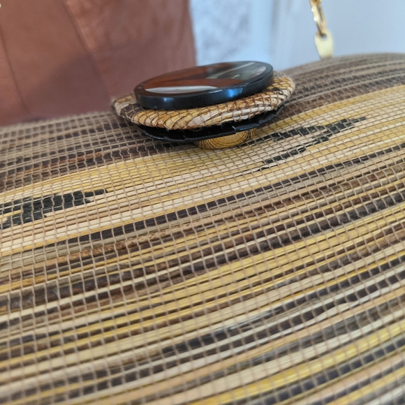 Vintage Phillipine Buntal Bag Neutral Tones - Picture 7 of 9